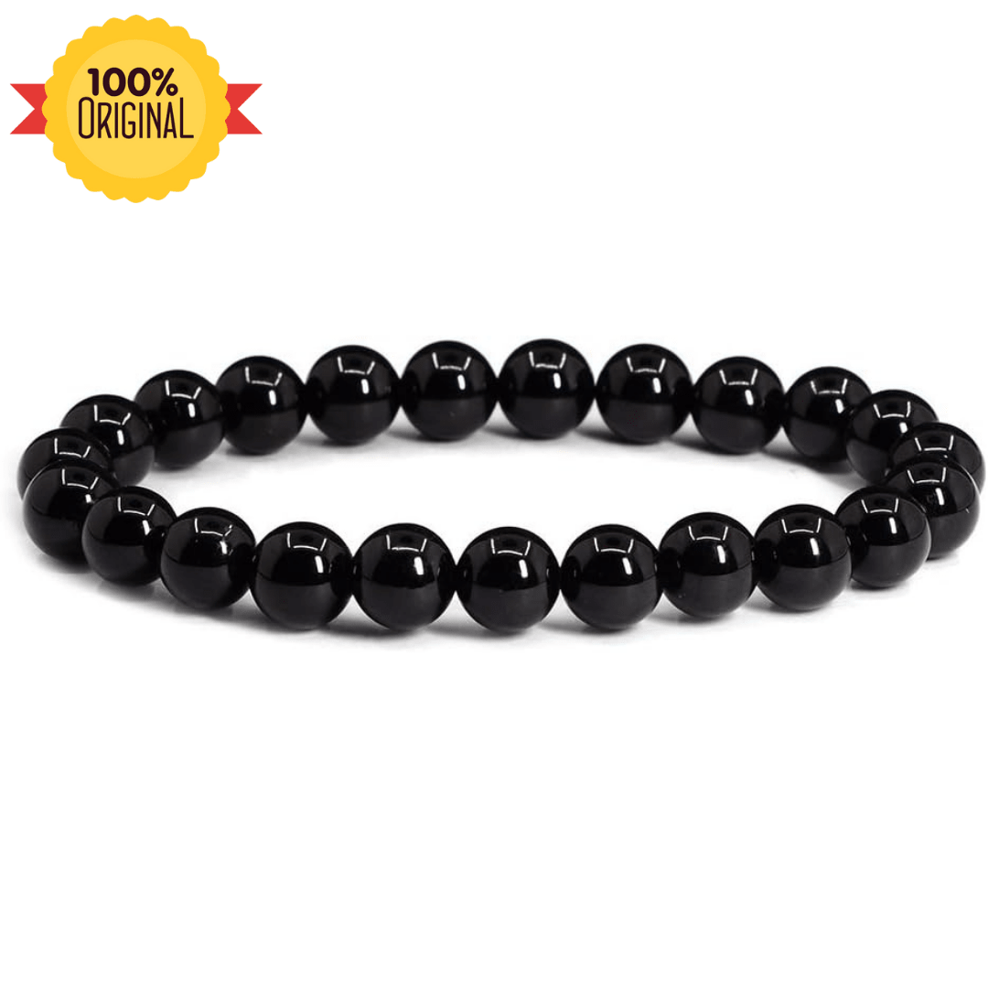 NATURAL BLACK ONYX BRACELET - GOOD HABITSS