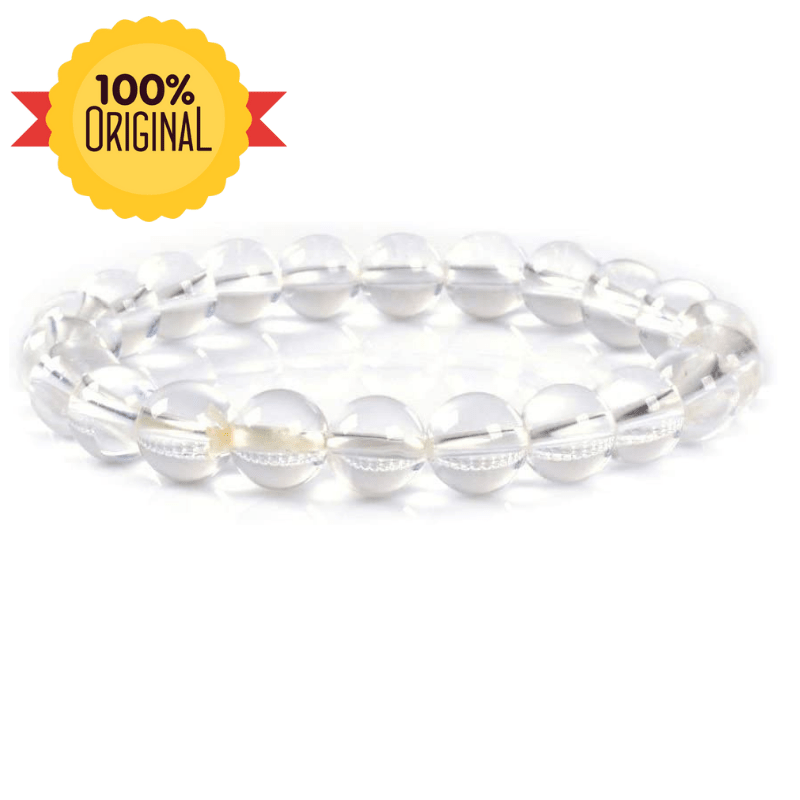 Natural Clear Quartz (Spatik) Bracelet - GOOD HABITSS