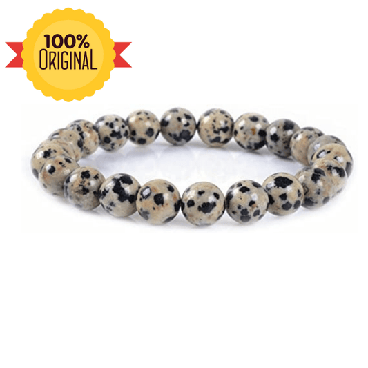 Natural Dalmation Jasper Bracelet - GOOD HABITSS