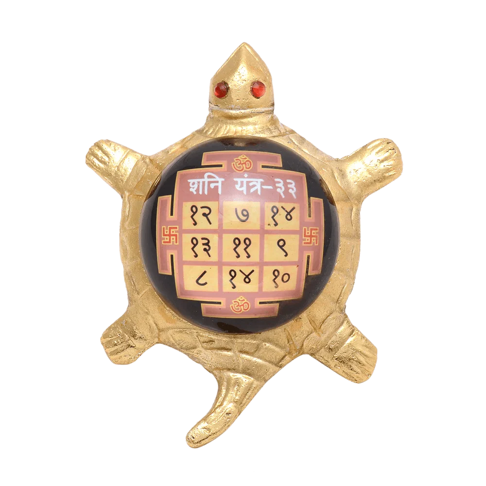 Natural Gomti Chakra Tortoise Yantra - GOOD HABITSS