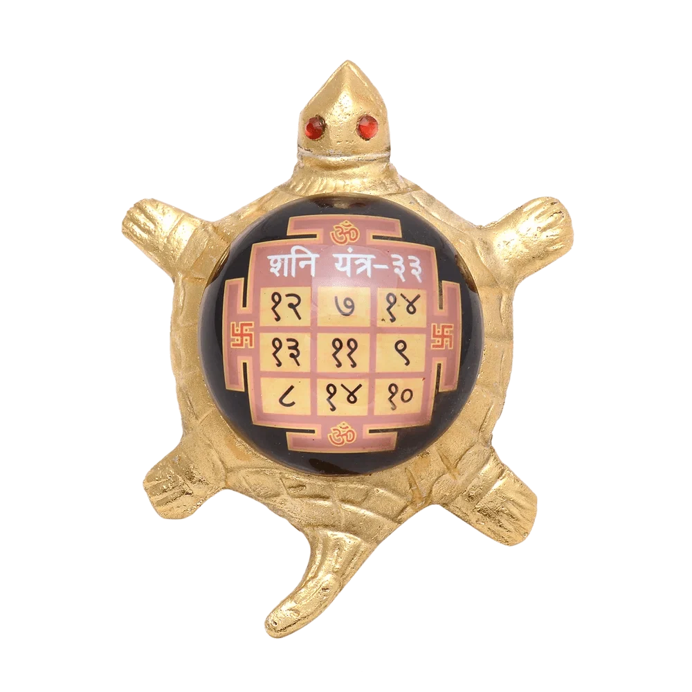 Natural Gomti Chakra Tortoise Yantra - GOOD HABITSS