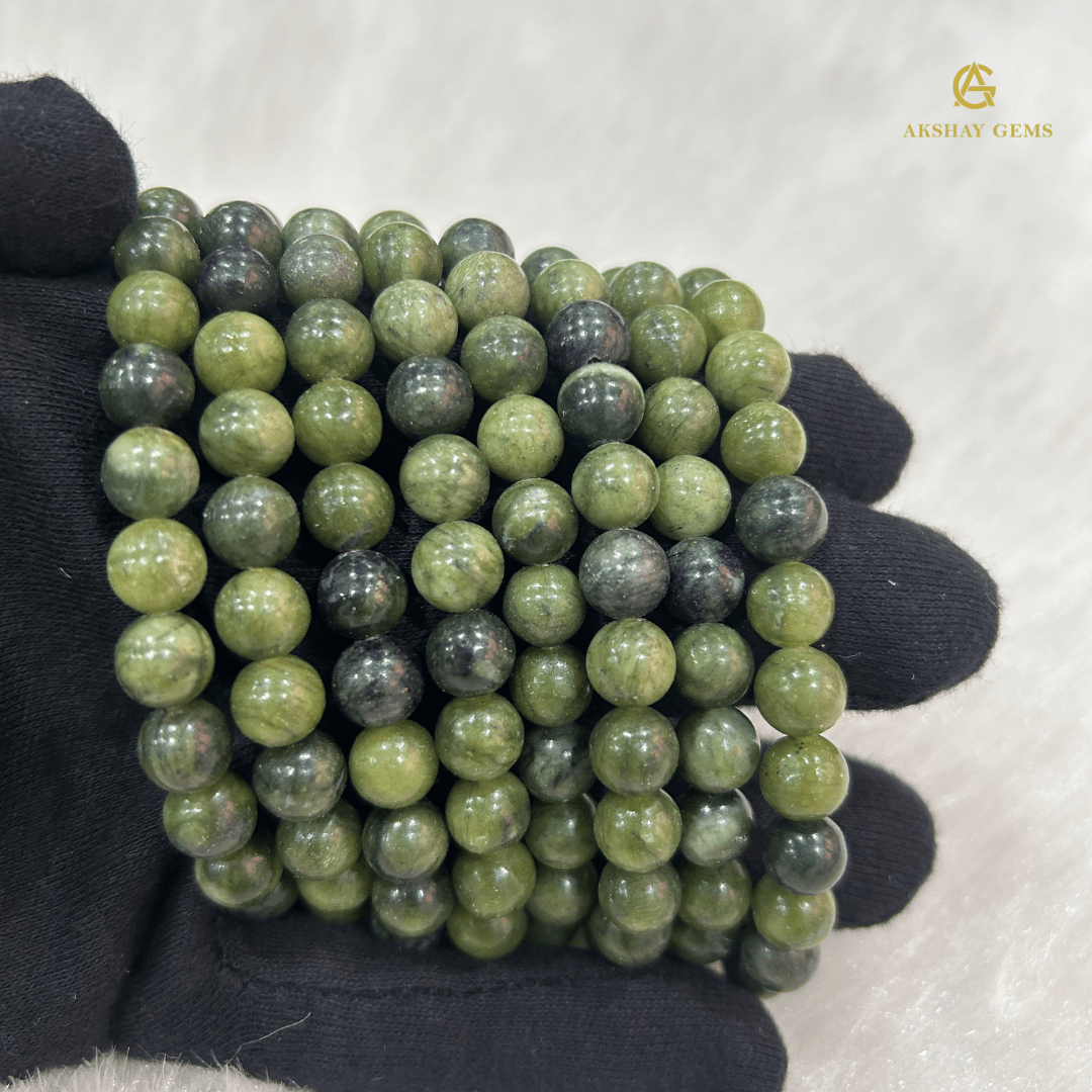Natural Green Jade Bracelet - GOOD HABITSS