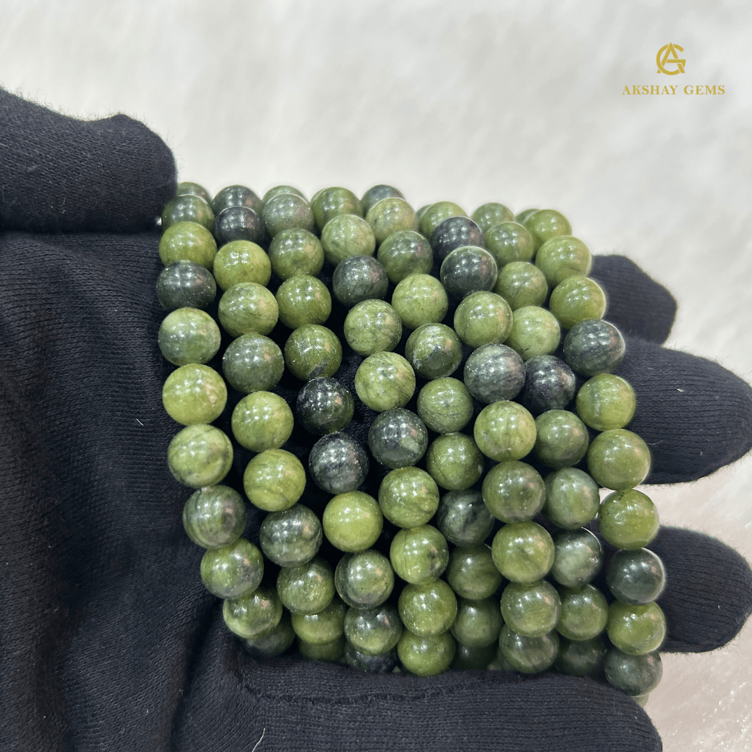 Natural Green Jade Bracelet - GOOD HABITSS