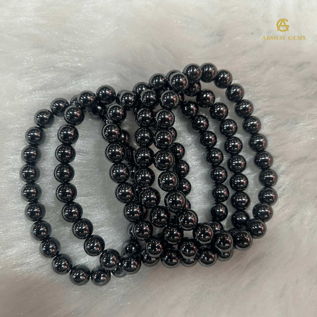 Natural Hematite Bracelet - GOOD HABITSS