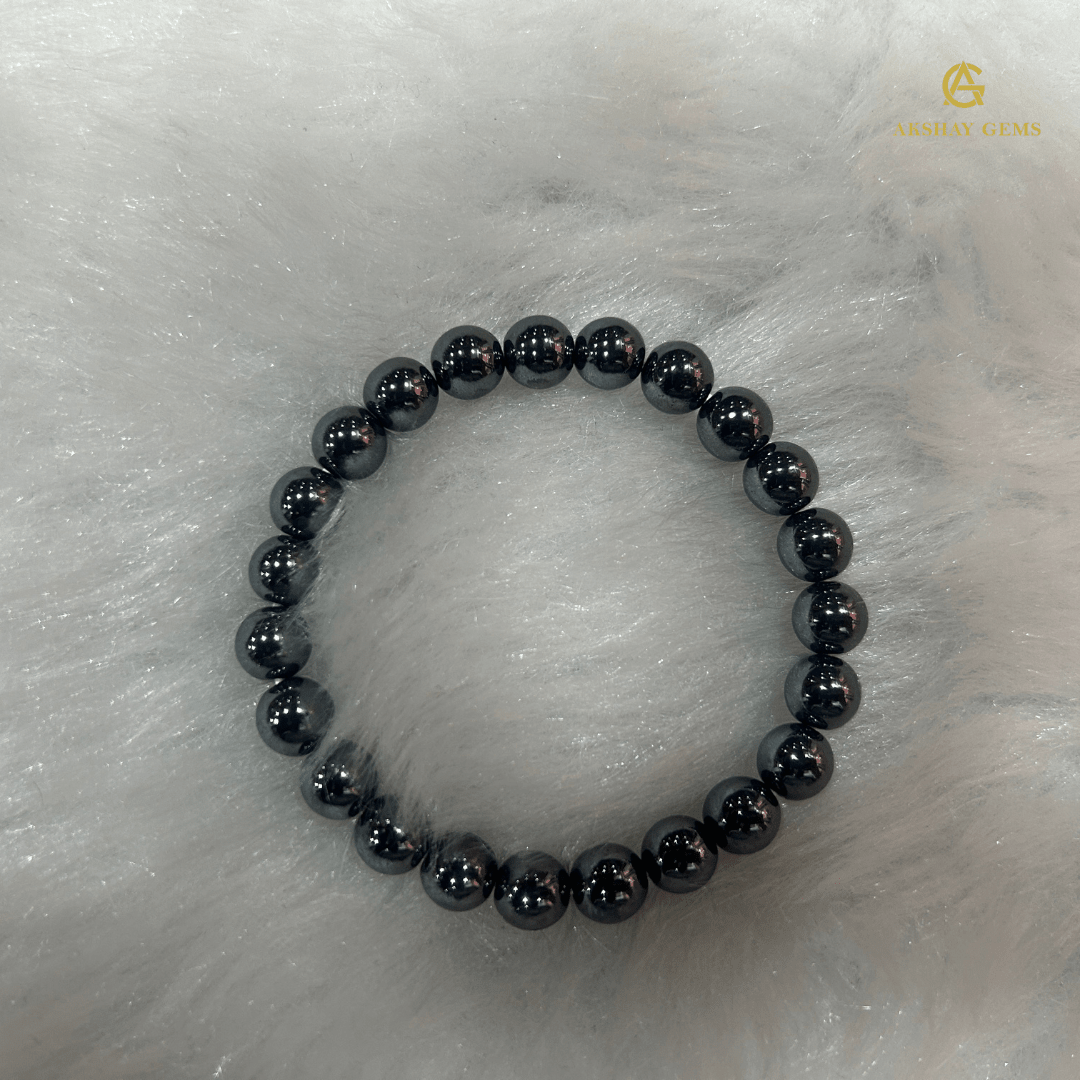 Natural Hematite Bracelet - GOOD HABITSS