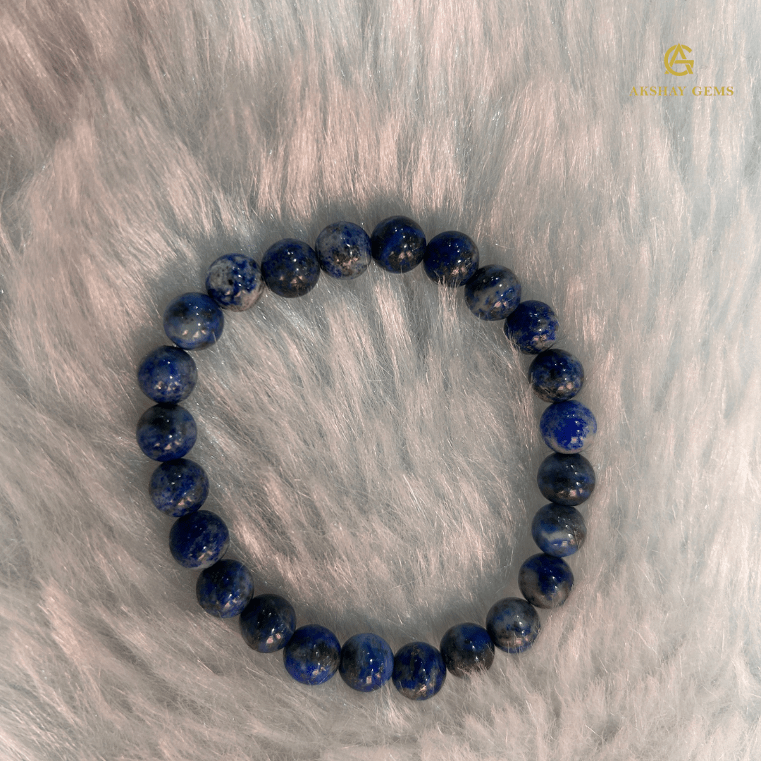 Natural Lapis Bracelet - GOOD HABITSS