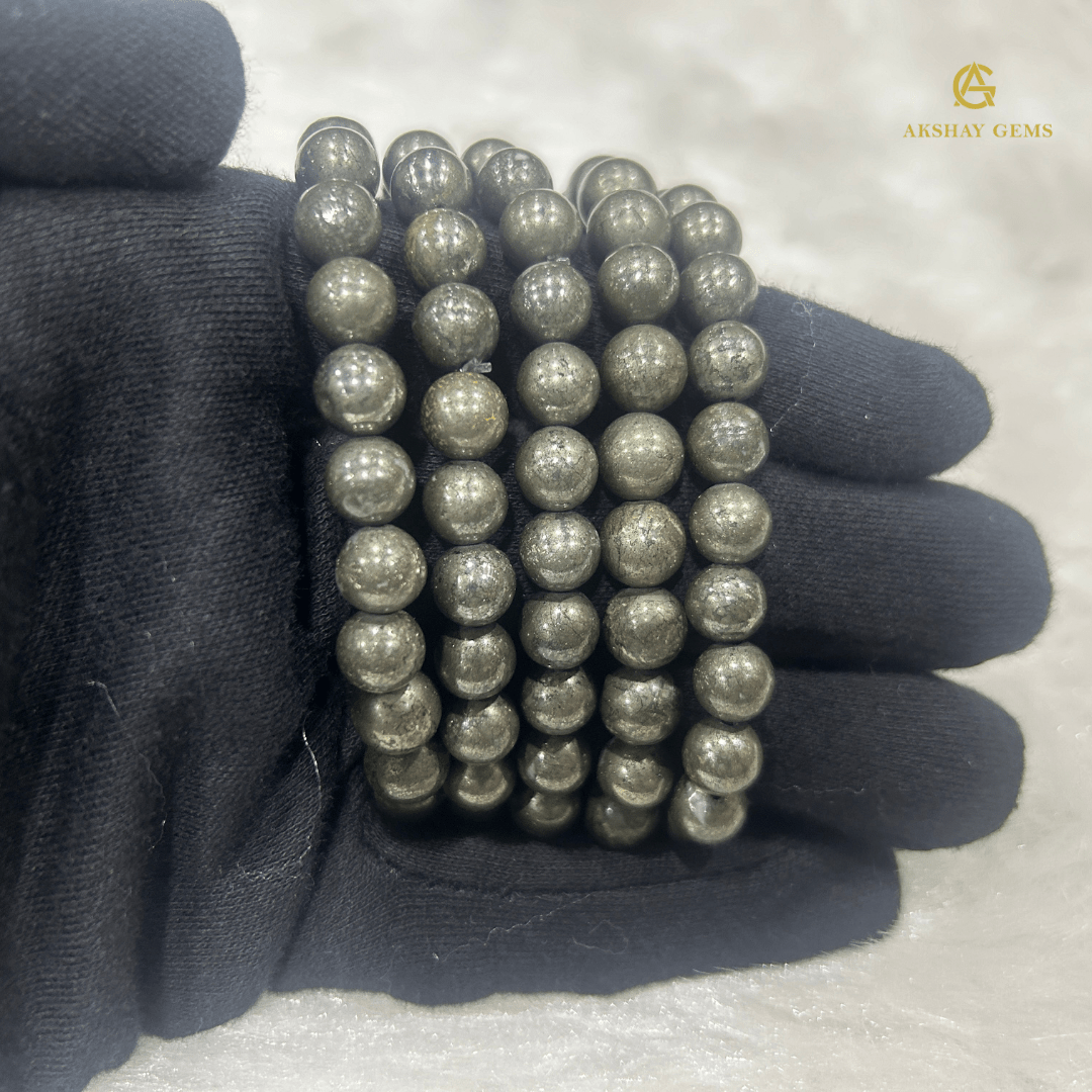 Natural Pyrite Bracelet - GOOD HABITSS