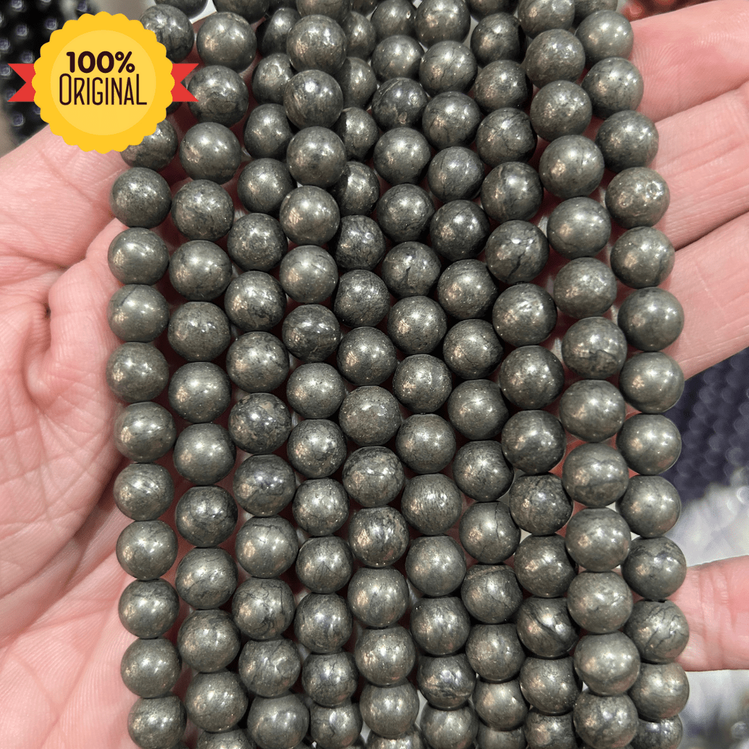 Natural Pyrite String - GOOD HABITSS