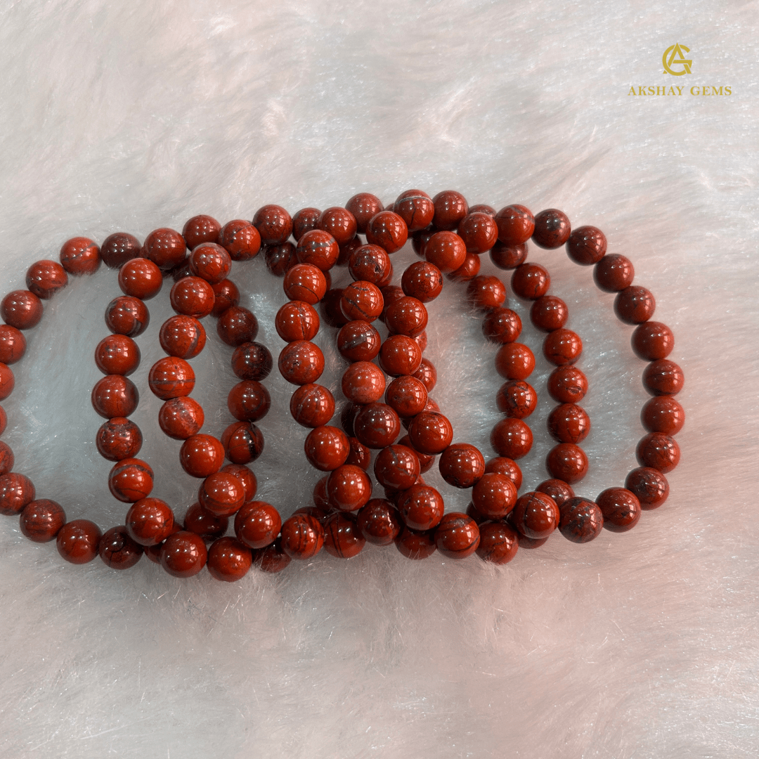Natural Red jasper Bracelet - GOOD HABITSS