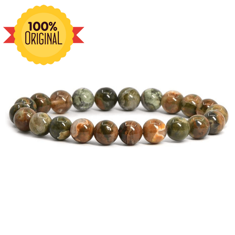 Natural Rhyolite Jasper Bracelet - GOOD HABITSS