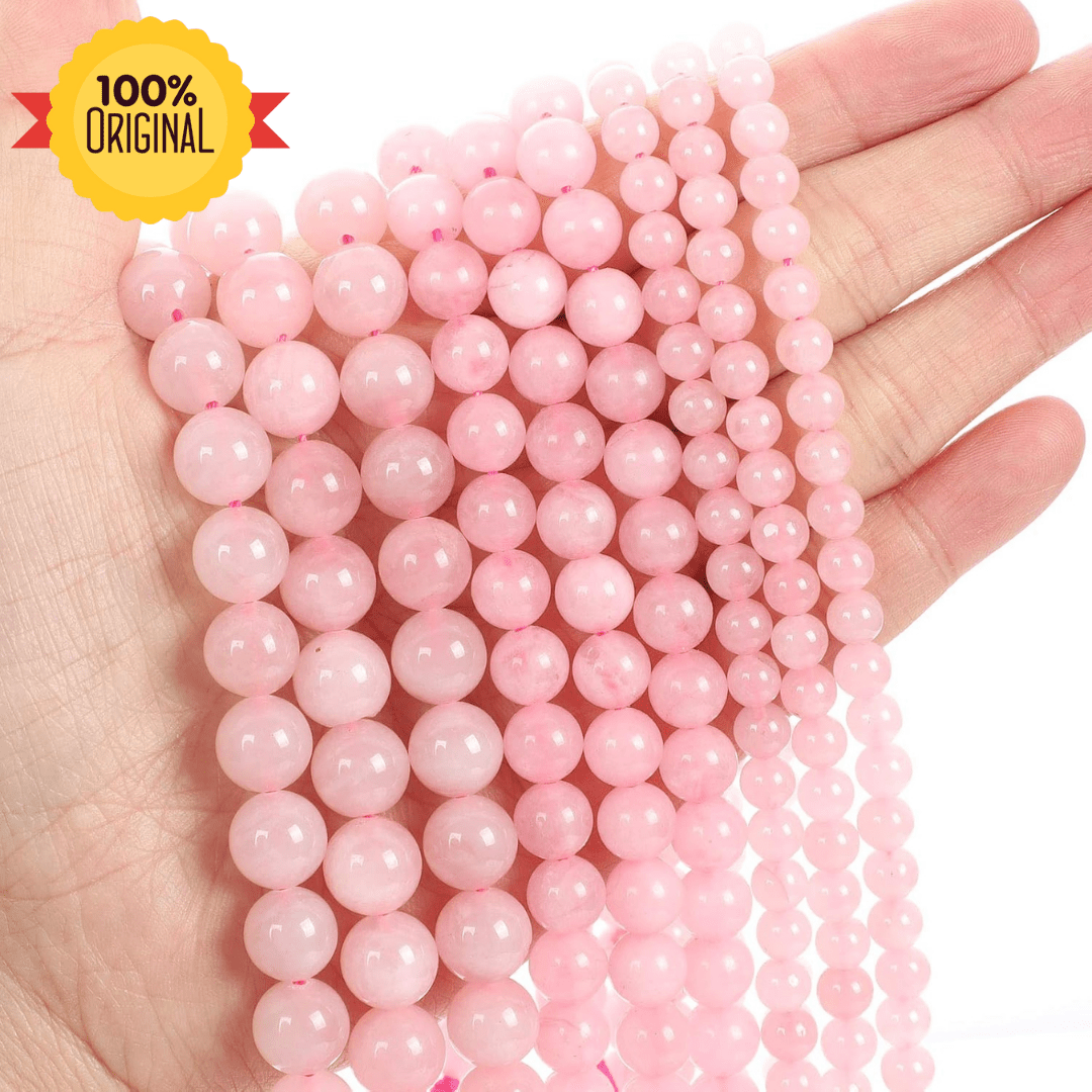 Natural Rose Quartz String - GOOD HABITSS
