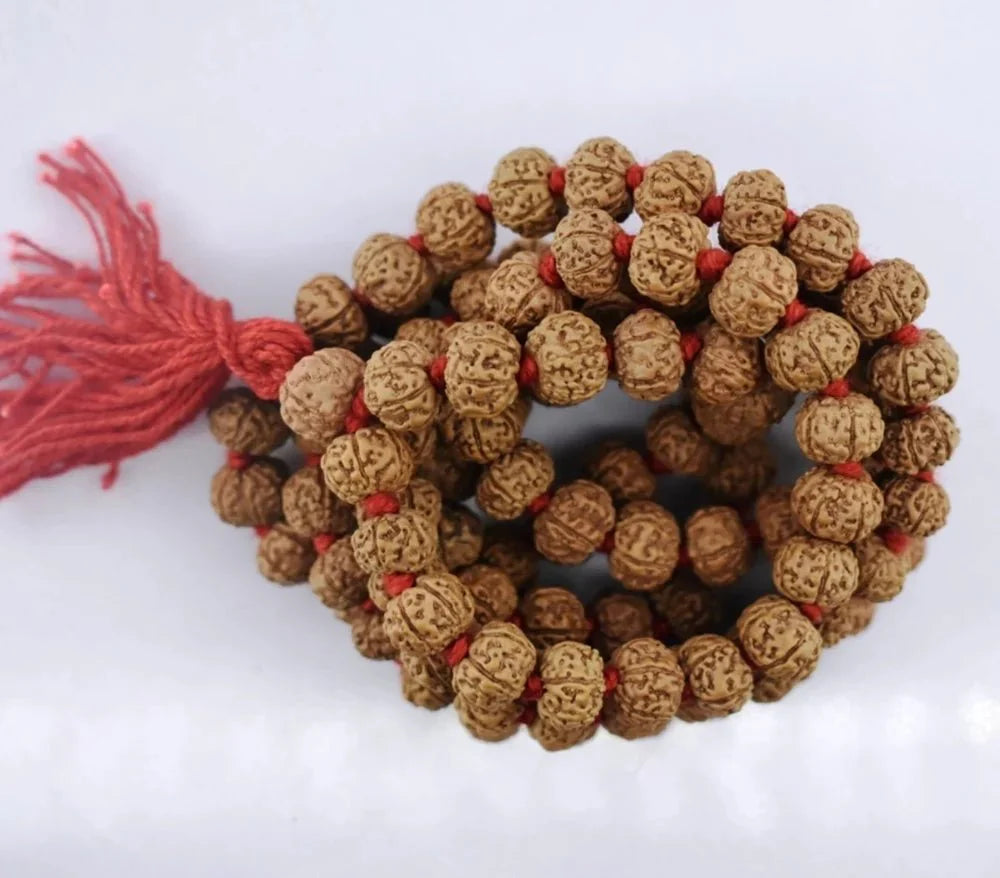 Natural rudraksha jaap mala 9 mukhi - GOOD HABITSS