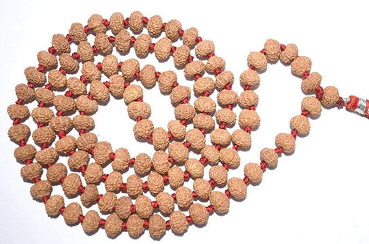 Natural rudraksha mala 109 bead 10 mukhi - GOOD HABITSS