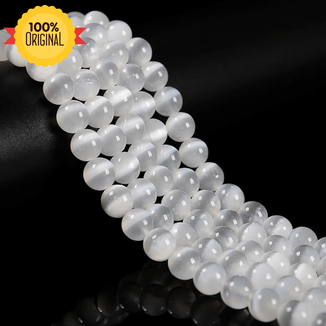 Natural SELENITE STRING - GOOD HABITSS