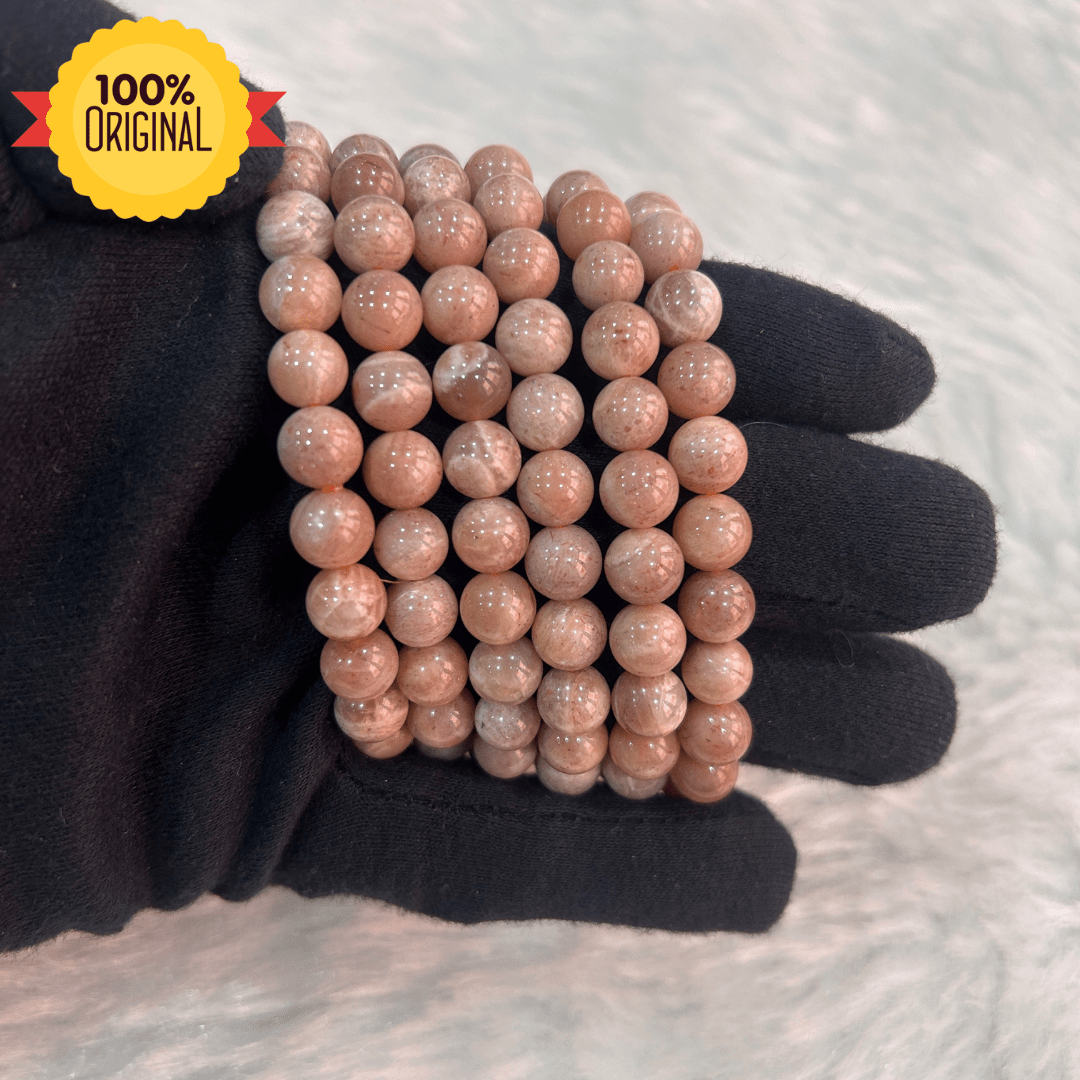 Natural Sunstone Bracelet - GOOD HABITSS