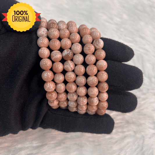 Natural Sunstone Bracelet - GOOD HABITSS