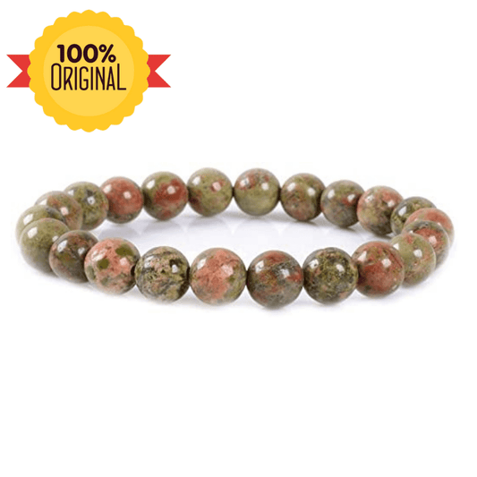 Natural Unakite Bracelet - GOOD HABITSS