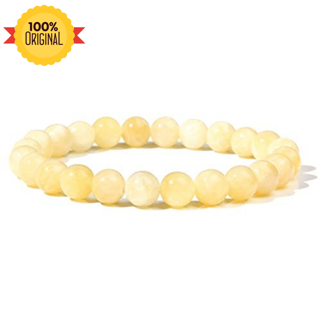 Natural Yellow Calsite Bracelet - GOOD HABITSS
