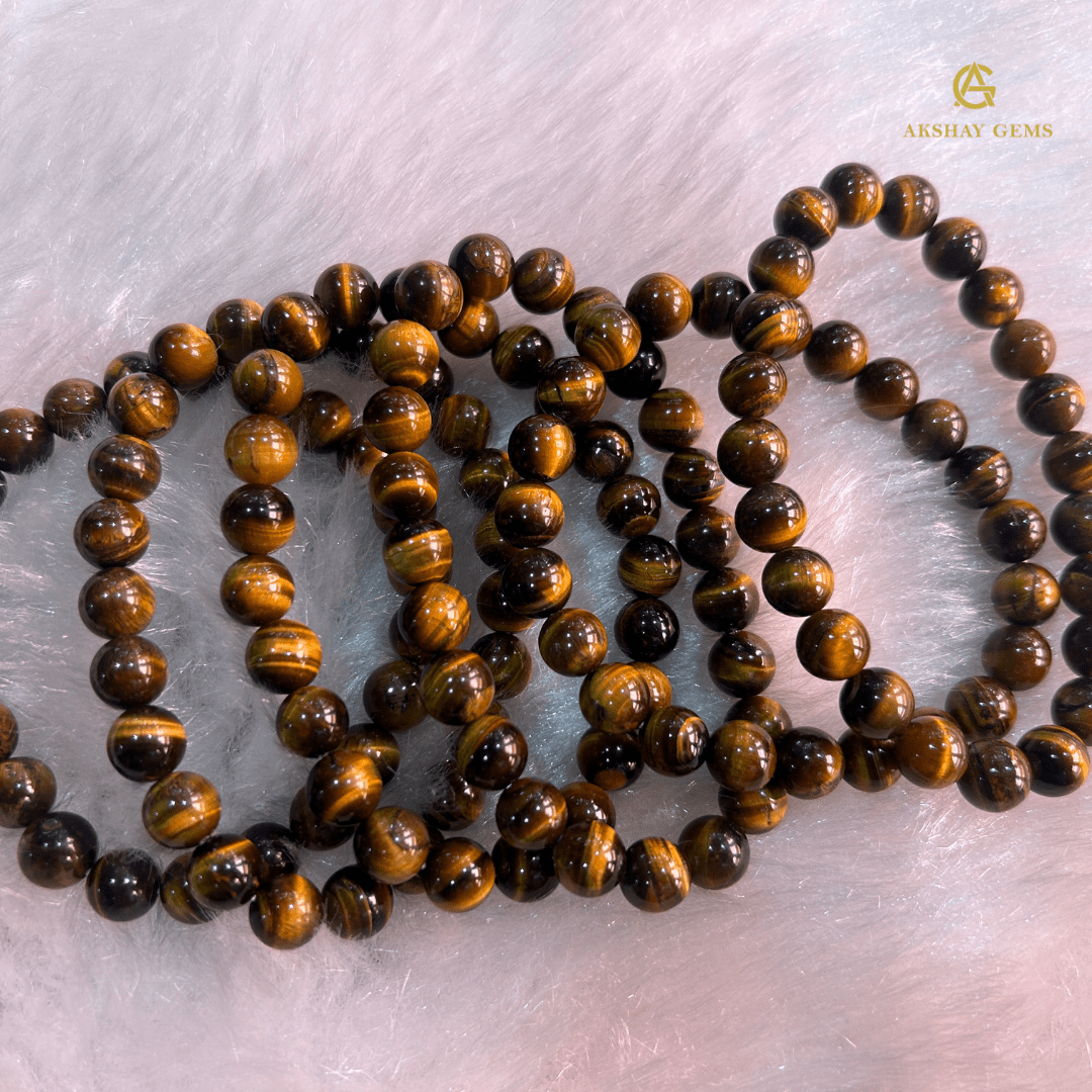 Natural Yellow Tiger Eye Bracelet - GOOD HABITSS