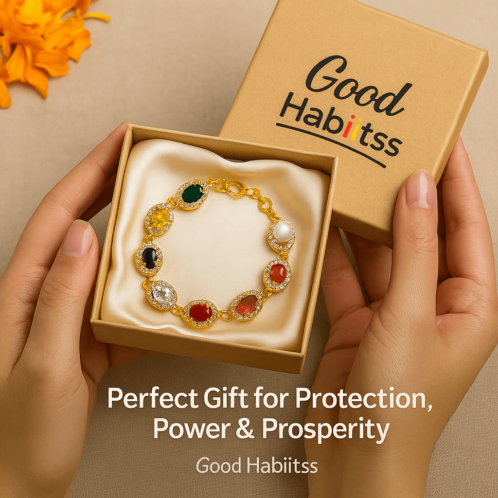 Navratna Bracelet – 9 Planets, 9 Powers! - GOOD HABITSS