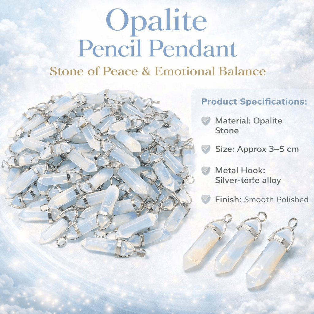 Opalite Pencil Pendant - GOOD HABITSS
