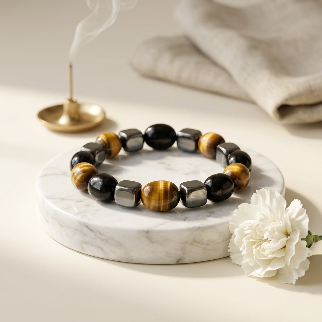 Triple Protection Tumbles Bracelet