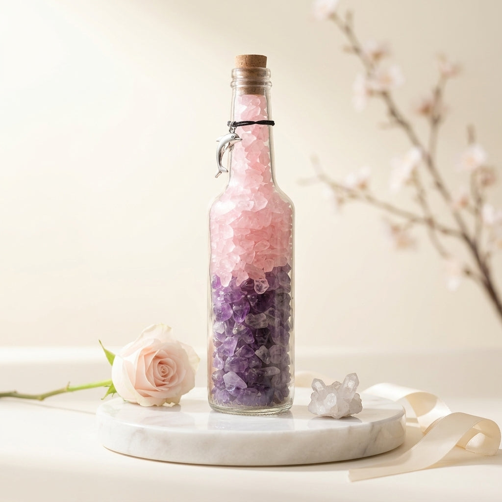 Love Attraction Crystal Energy Bottle