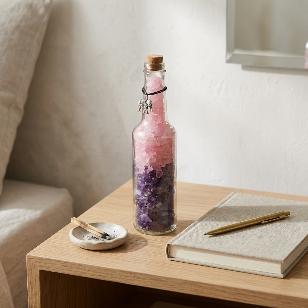 Love Attraction Crystal Energy Bottle