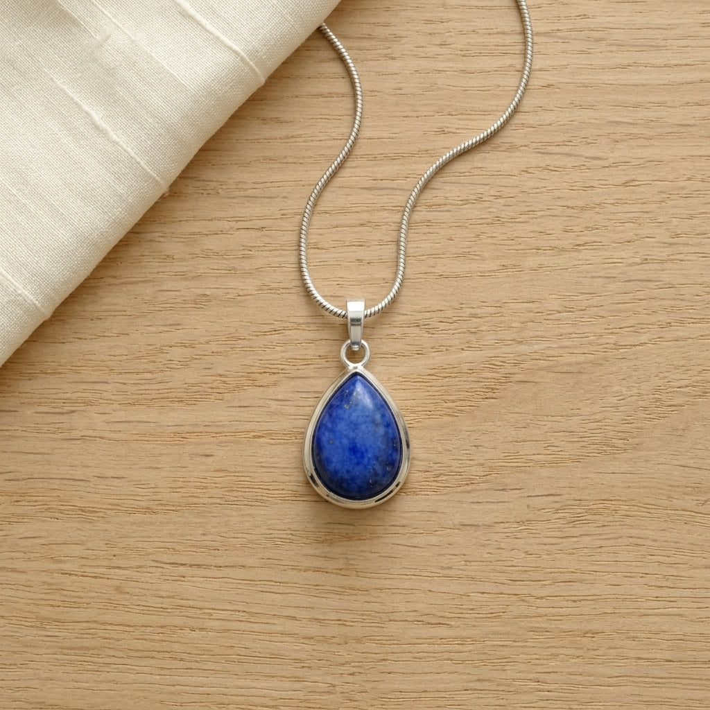 Lapis Lazuli Teardrop Pendant