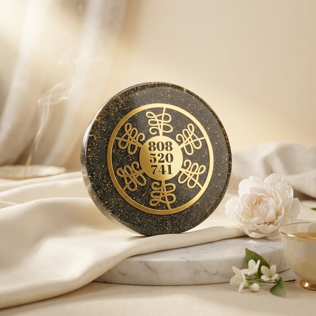 Pyrite Career Growth & Wealth Yantra Plate - GOOD HABITSS