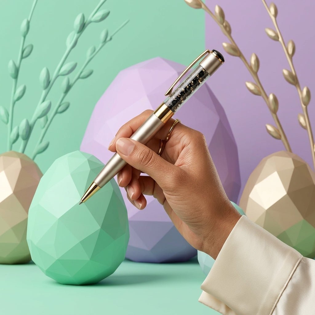Pyrite Power Crystal Pen - GOOD HABITSS