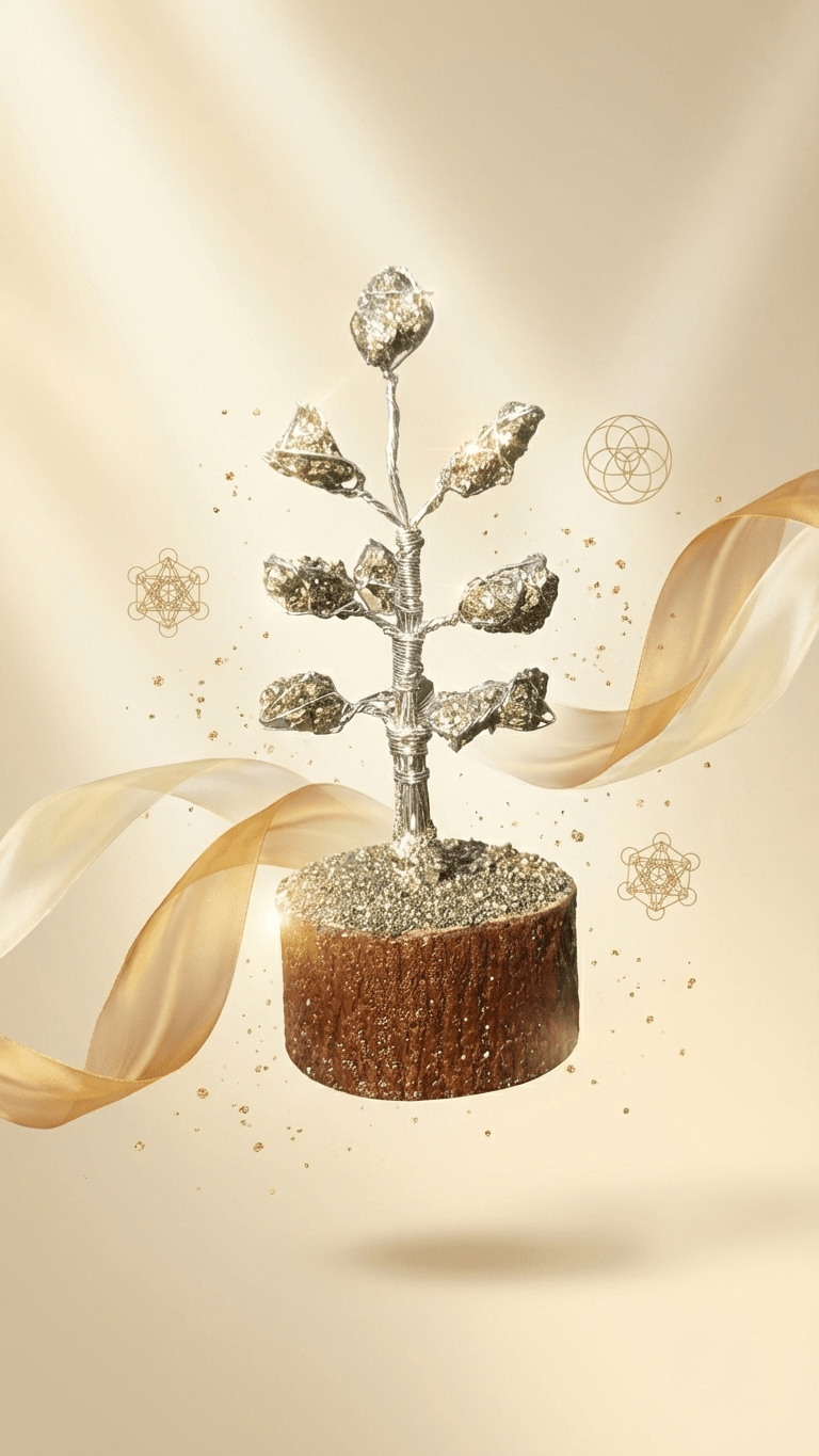 Pyrite Wealth Crystal Tree 10 Beats - GOOD HABITSS