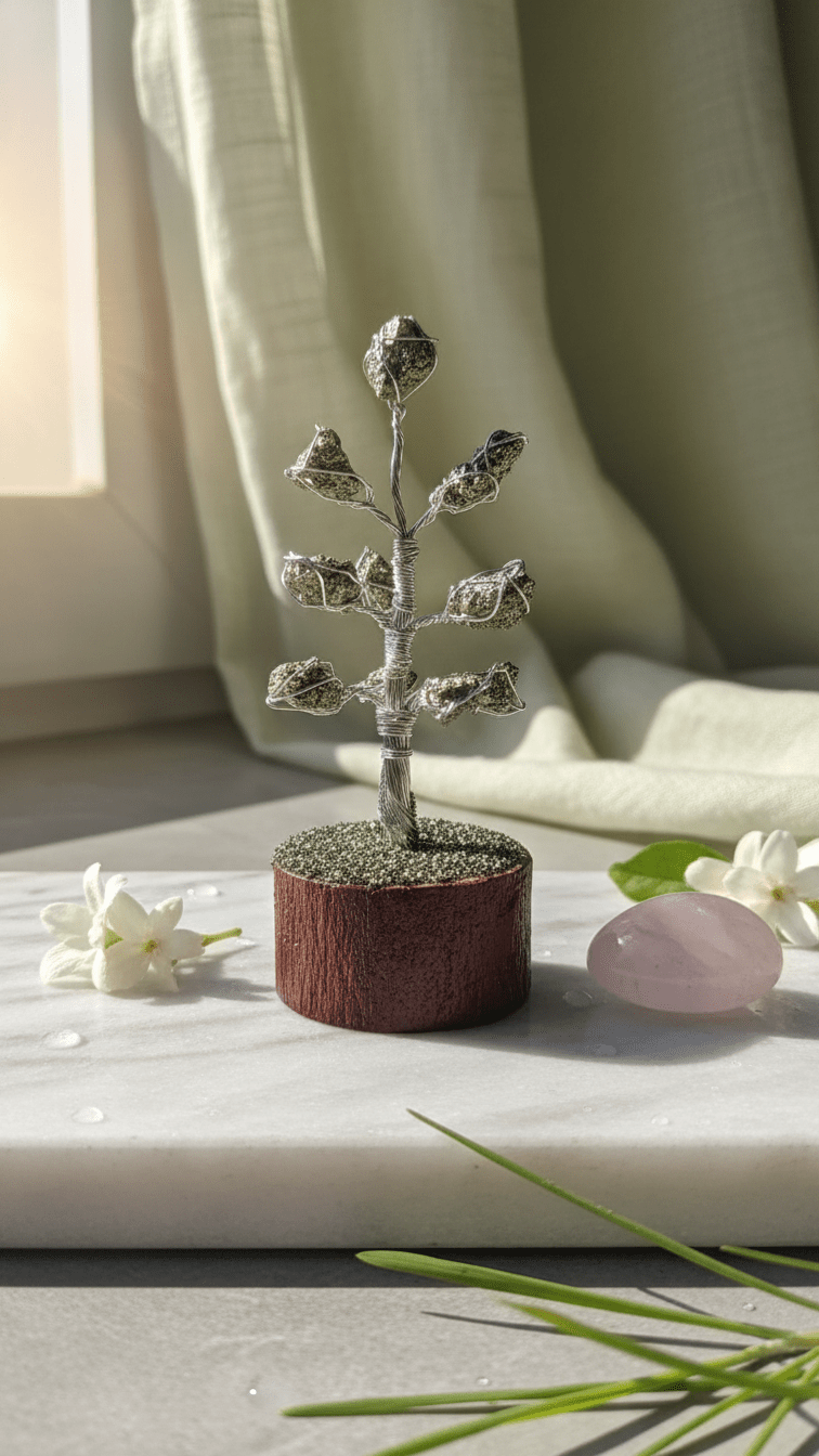 Pyrite Wealth Crystal Tree 10 Beats - GOOD HABITSS