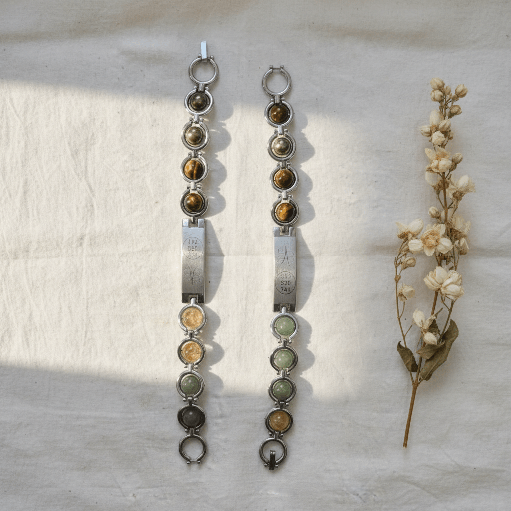 Pyrite Zibu Symbol Dhanyog Bracelet - GOOD HABITSS