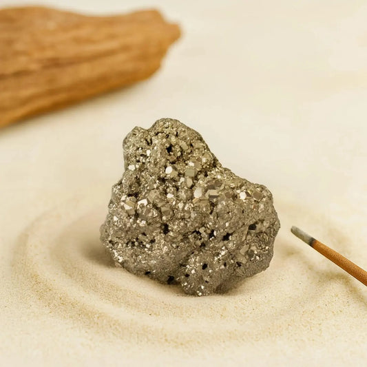 Raw Pyrite Stone Original | 100% Natural Pyrite Stone for Wealth & Prosperity (75 - 100 gram) - GOOD HABITSS