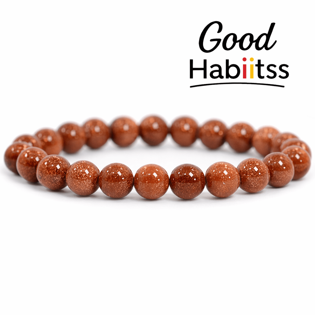 Red Goldstone Bracelet - GOOD HABITSS