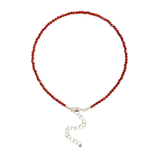 Red Jasper Anklet - GOOD HABITSS
