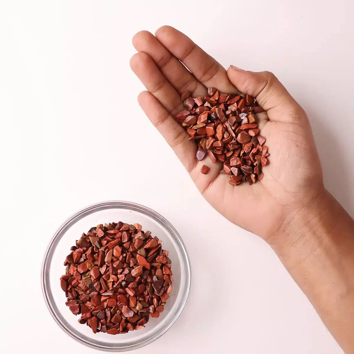 Red Jasper Chips Stone - GOOD HABITSS