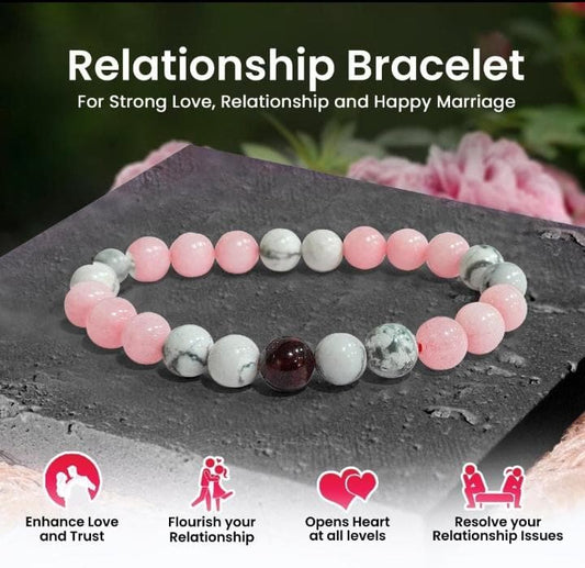 Relationship Stone Bracelet (8 MM) - GOOD HABITSS
