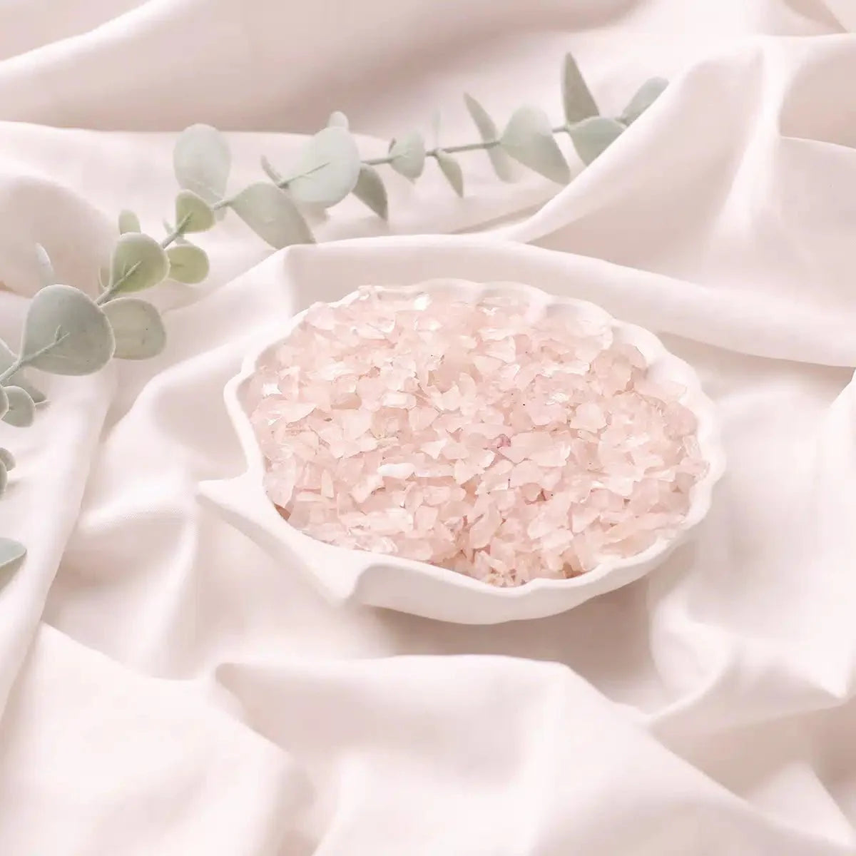 Rose Quartz Chips Stone - GOOD HABITSS