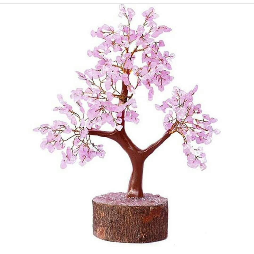 Rose Quartz Crystal Tree – 300 Beads - GOOD HABITSS