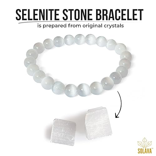 Selenite Bracelet (8 MM) - GOOD HABITSS