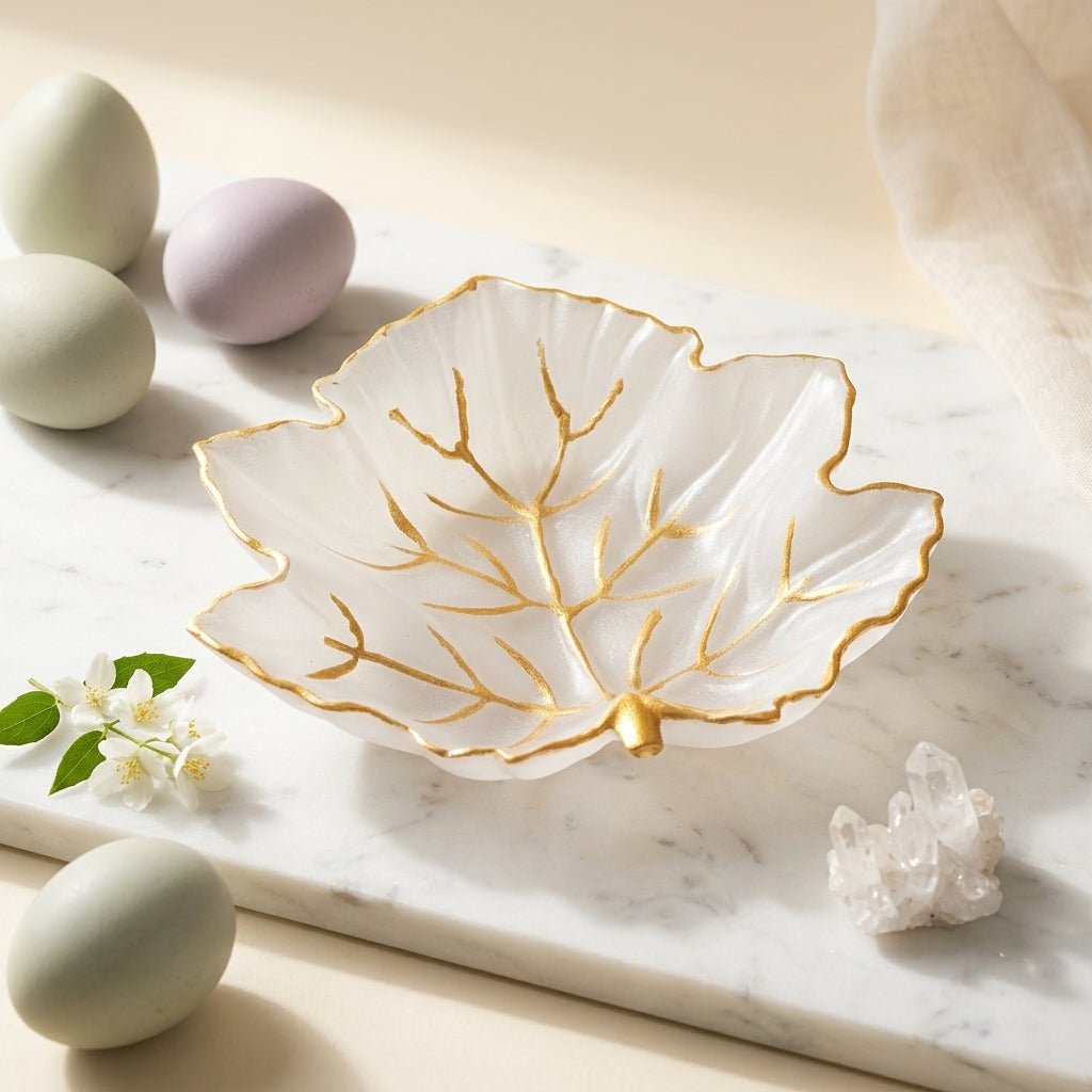Selenite Flower Tray - GOOD HABITSS