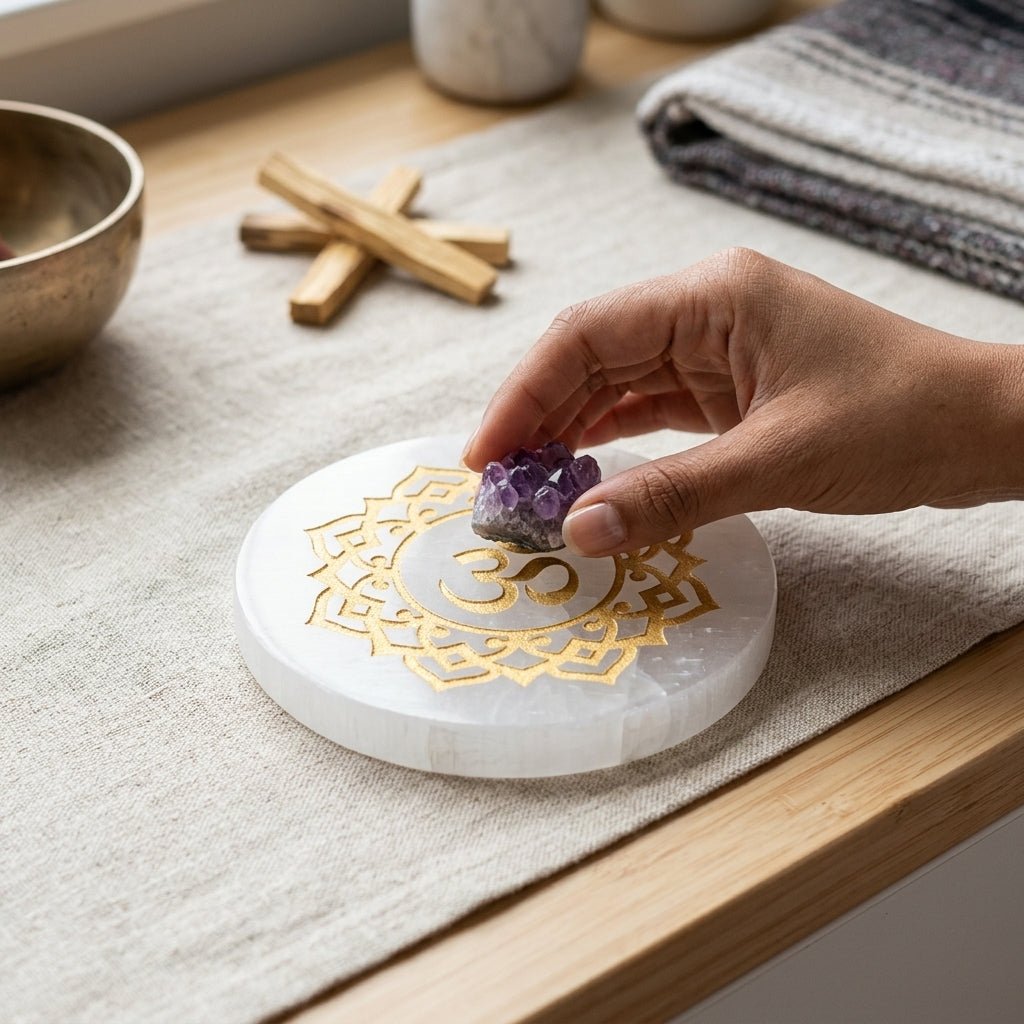 Selenite OM Charging Plate - GOOD HABITSS