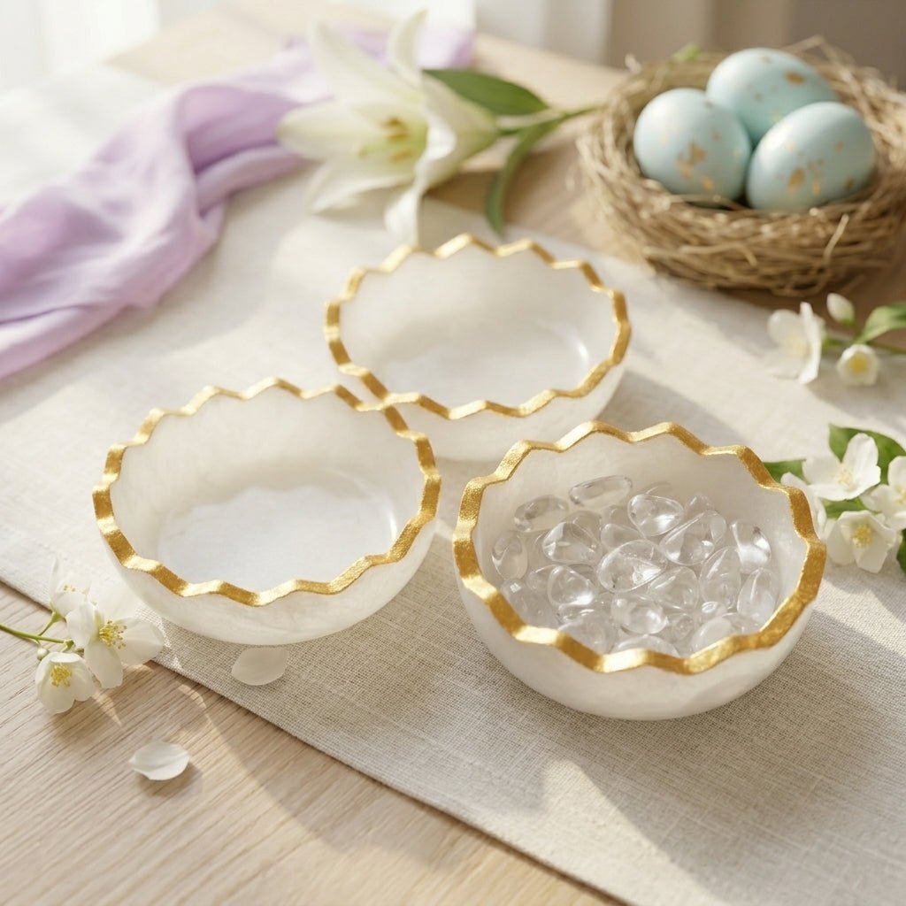 Selenite Resin Mix Bowl (Single Pcs) - GOOD HABITSS