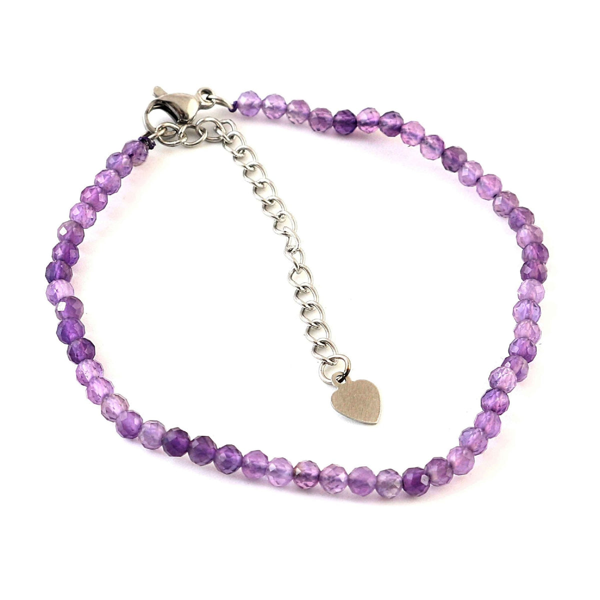 Set of 6 Natural Small Beads Stone (Bracelets) – 3 mm Faceted Crystal Beads (Amethyst, Rose Quartz, Pyrite, Lapis, Green Aventurine & Multi Tourmaline) - GOOD HABITSS