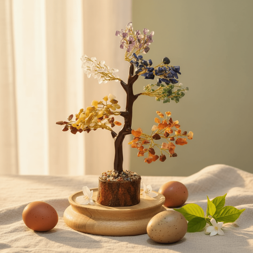 Seven Chakra Crystal Tree – 200 Beads - GOOD HABITSS