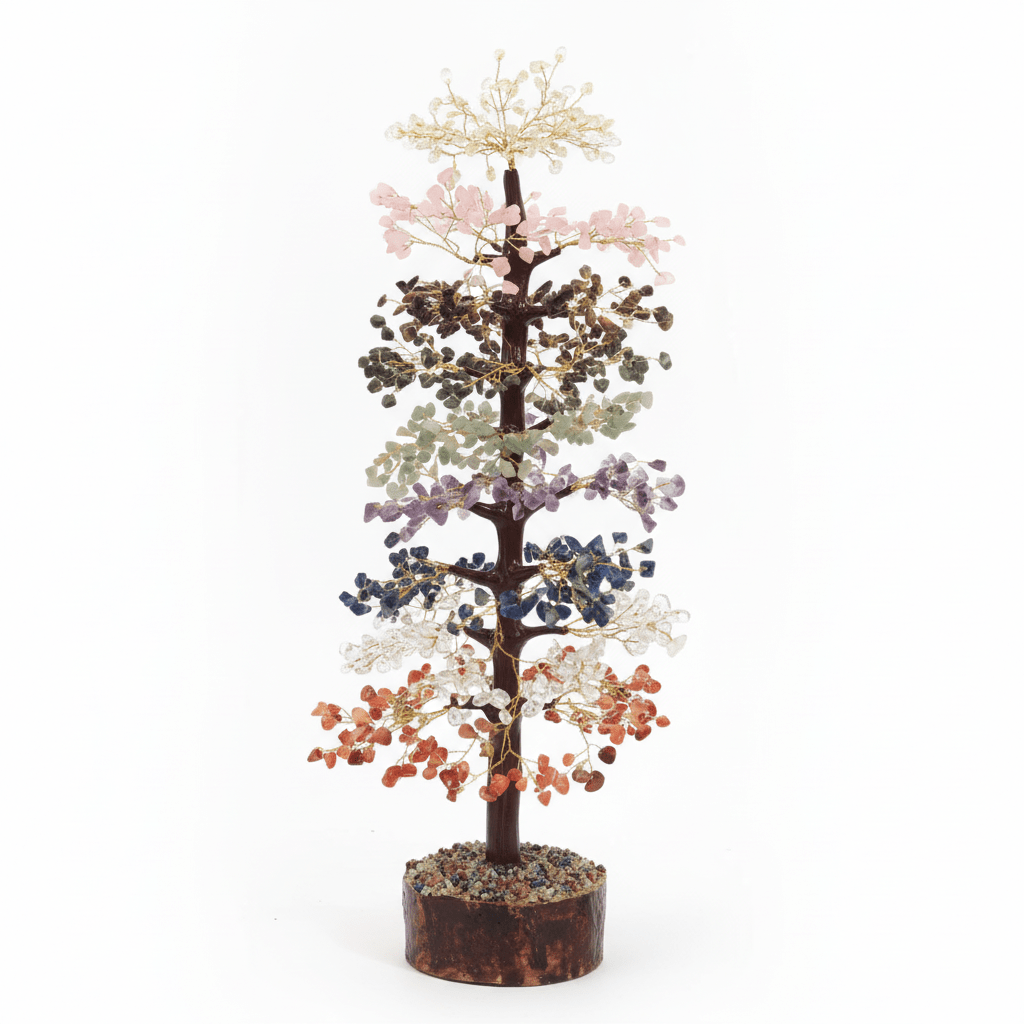 Seven Chakra Crystal Tree – 2000 Beads - GOOD HABITSS