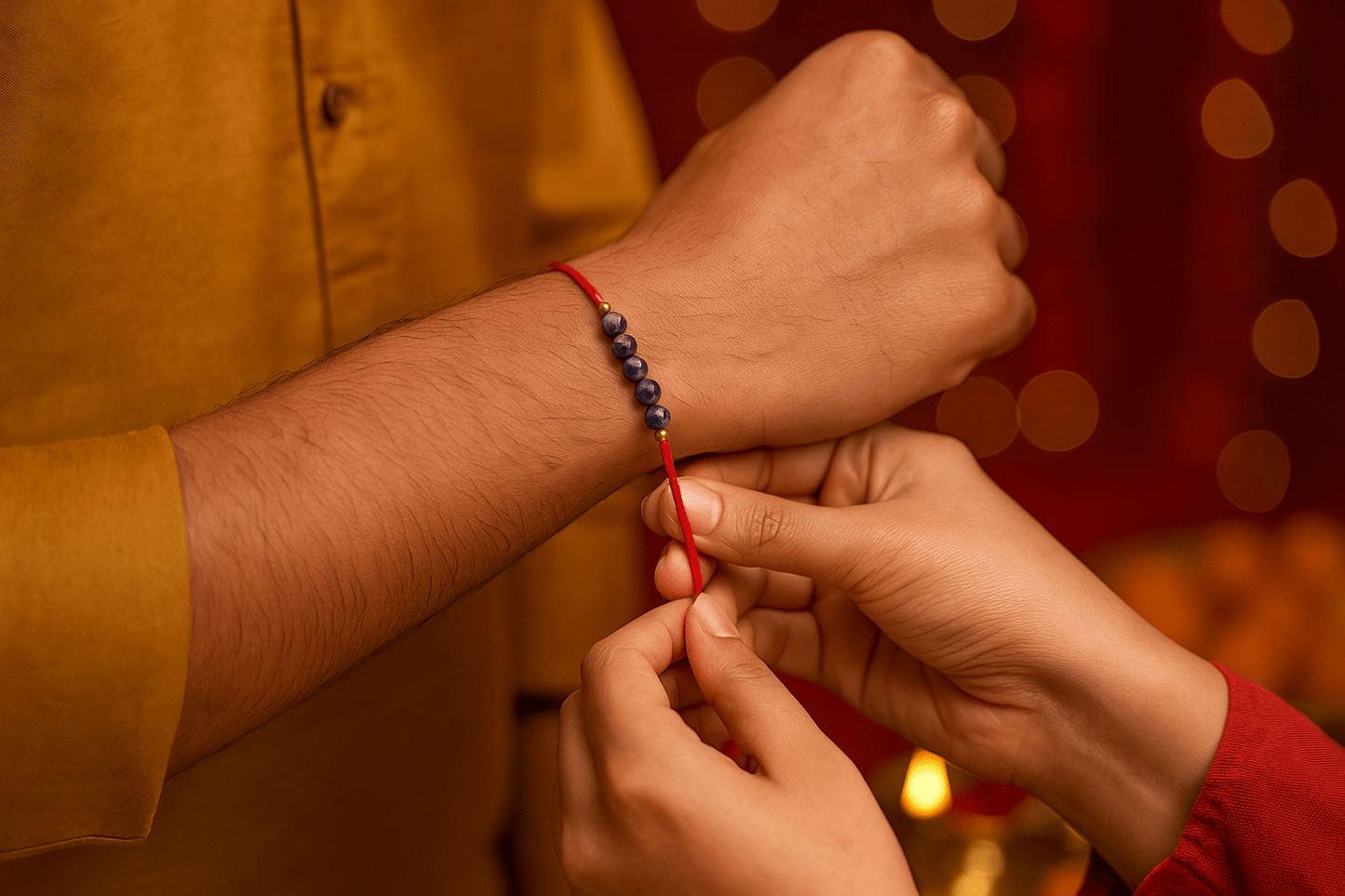 Sodalite Healing Rakhi - GOOD HABITSS