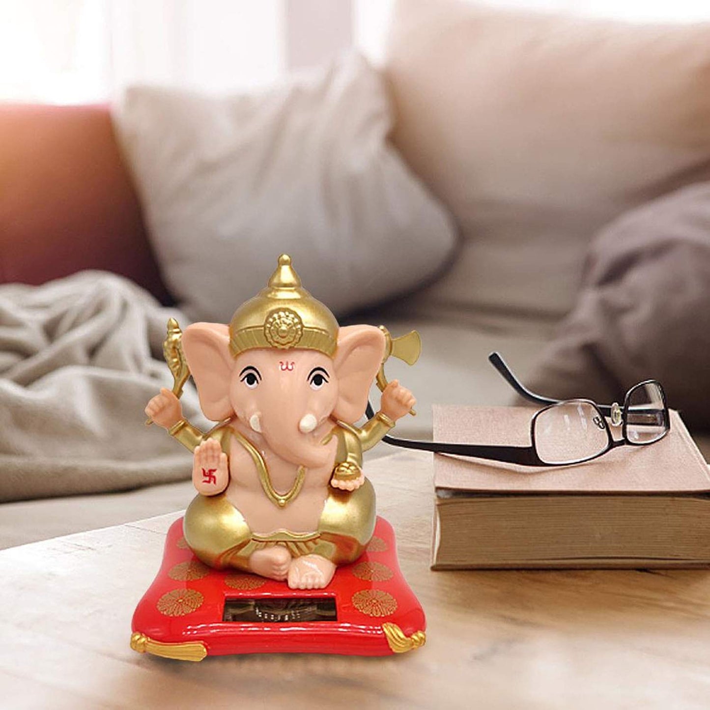 Solar dancing Ganesha Statue for Car, Home and Office - GOOD HABITSS